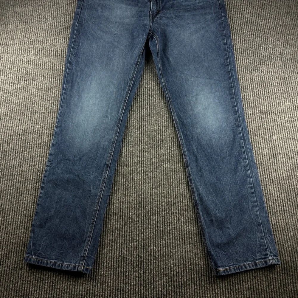Levis 541 Athletic Taper Jeans Mens 36x34 Blue Denim Stretch Pants 18181-0062